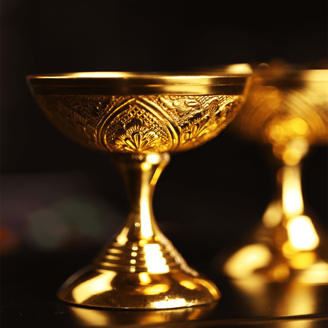 BRASS DRY FRUIT BOWL SET OF 3