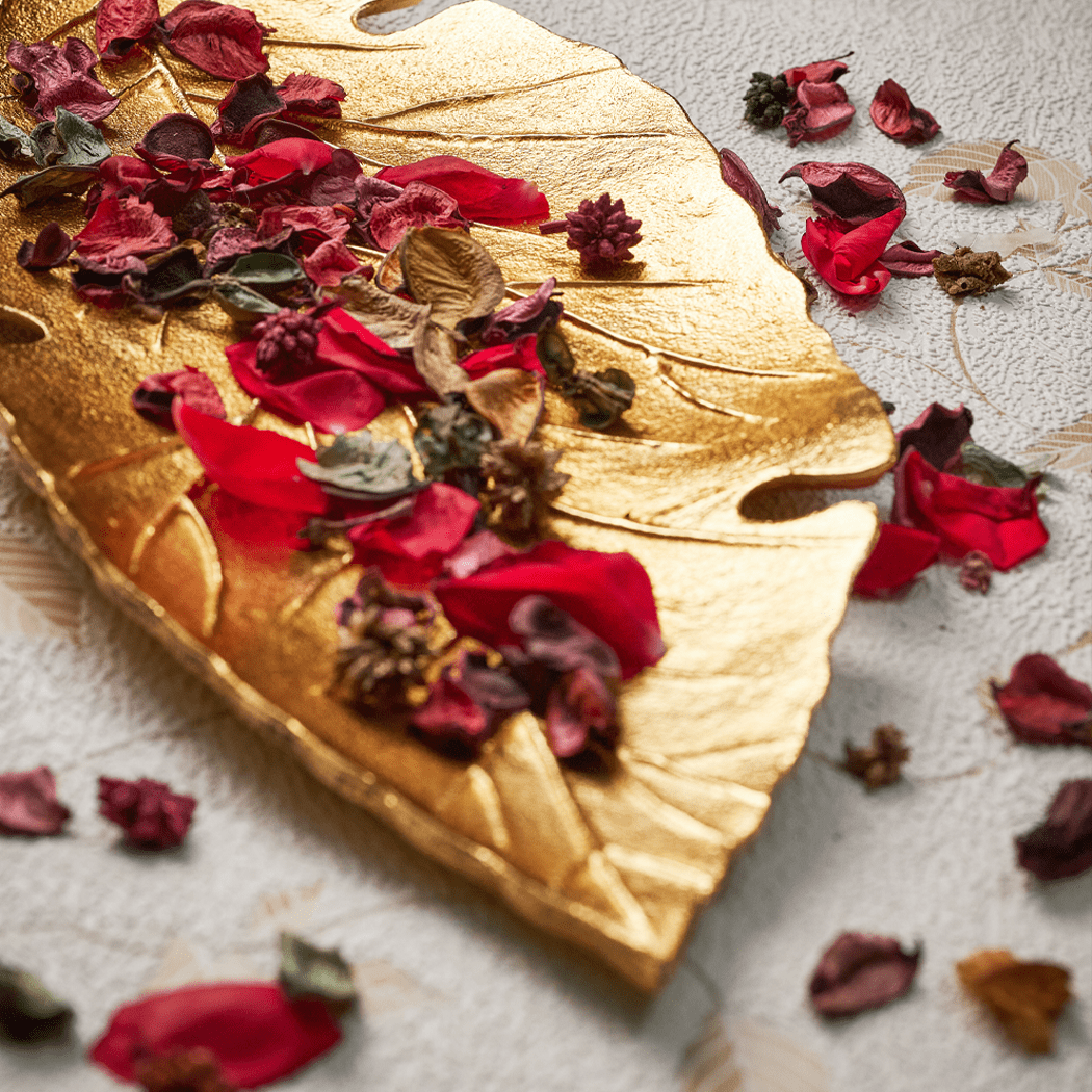 WALLNUT LEAF PLATTER