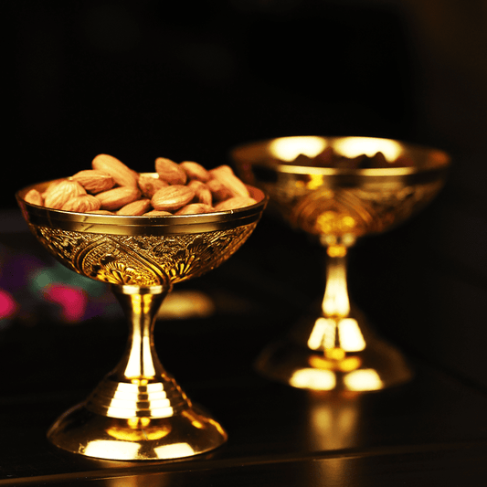 BRASS DRY FRUIT BOWL SET OF 3