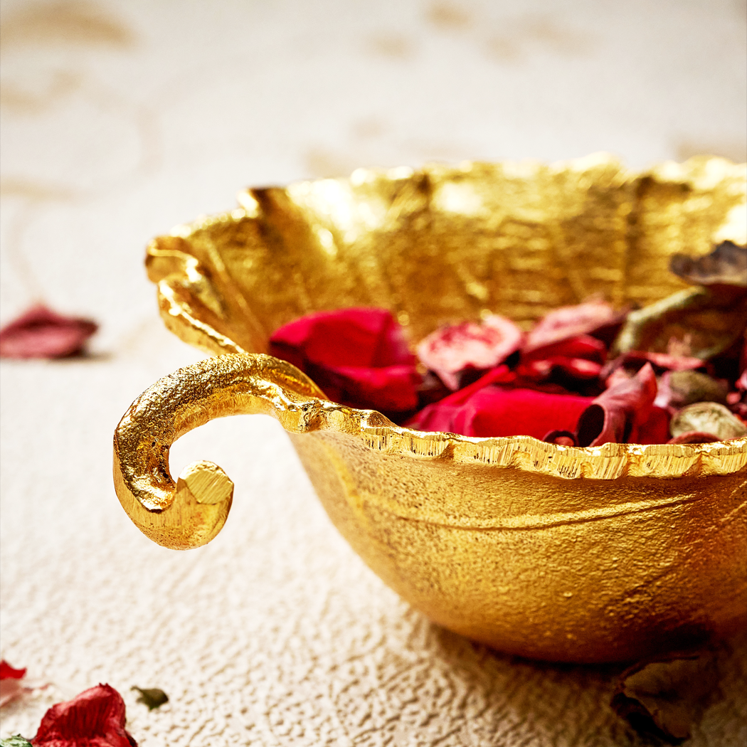 HAZEL LEAF BOWL