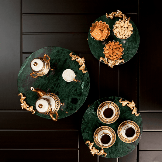 ROYALE MINT MARBLE TRAY