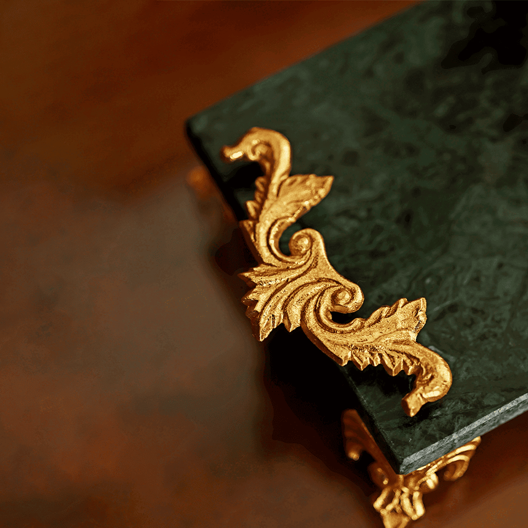 ROYALE MINT MARBLE TRAY