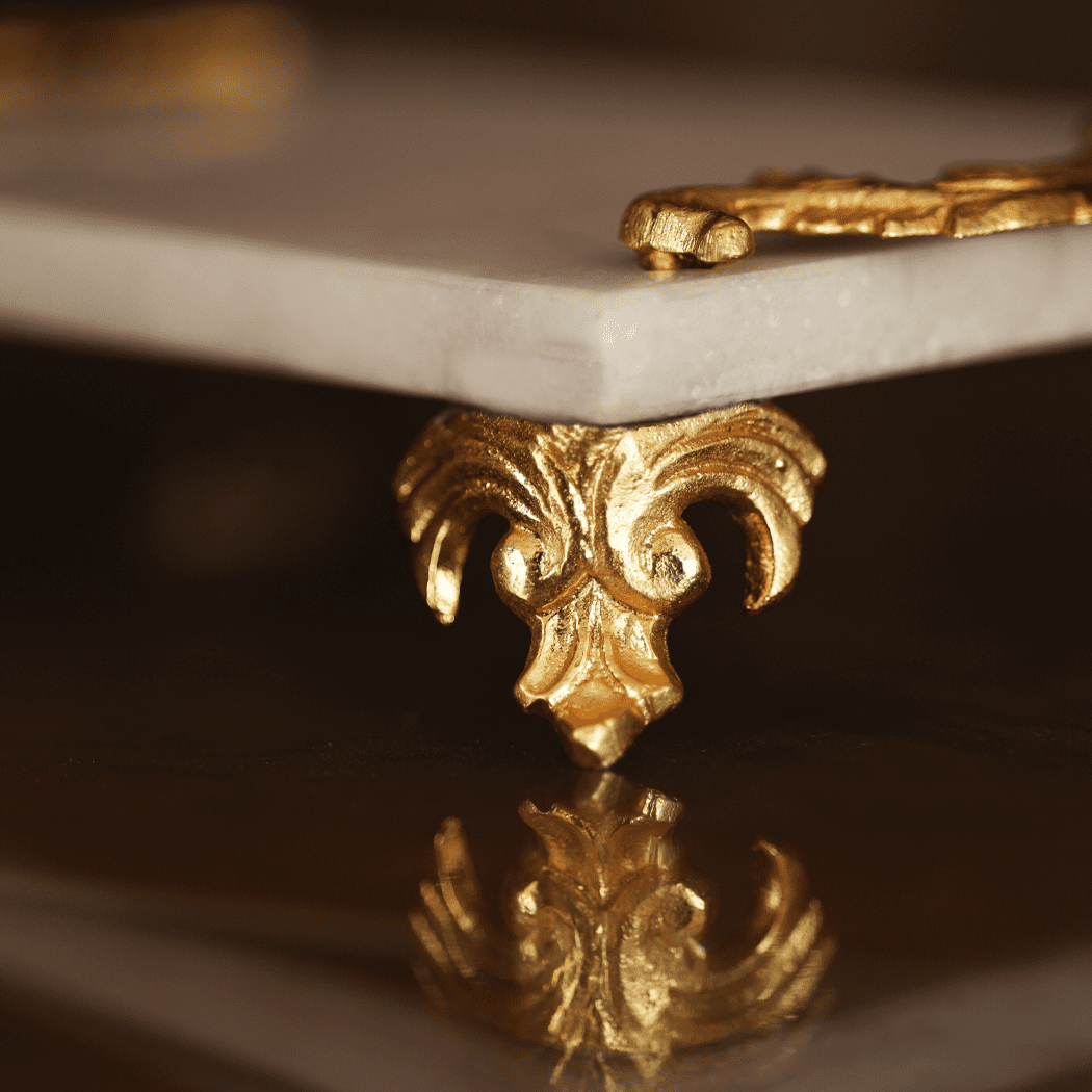 ROYALE CARRARA MARBLE TRAY