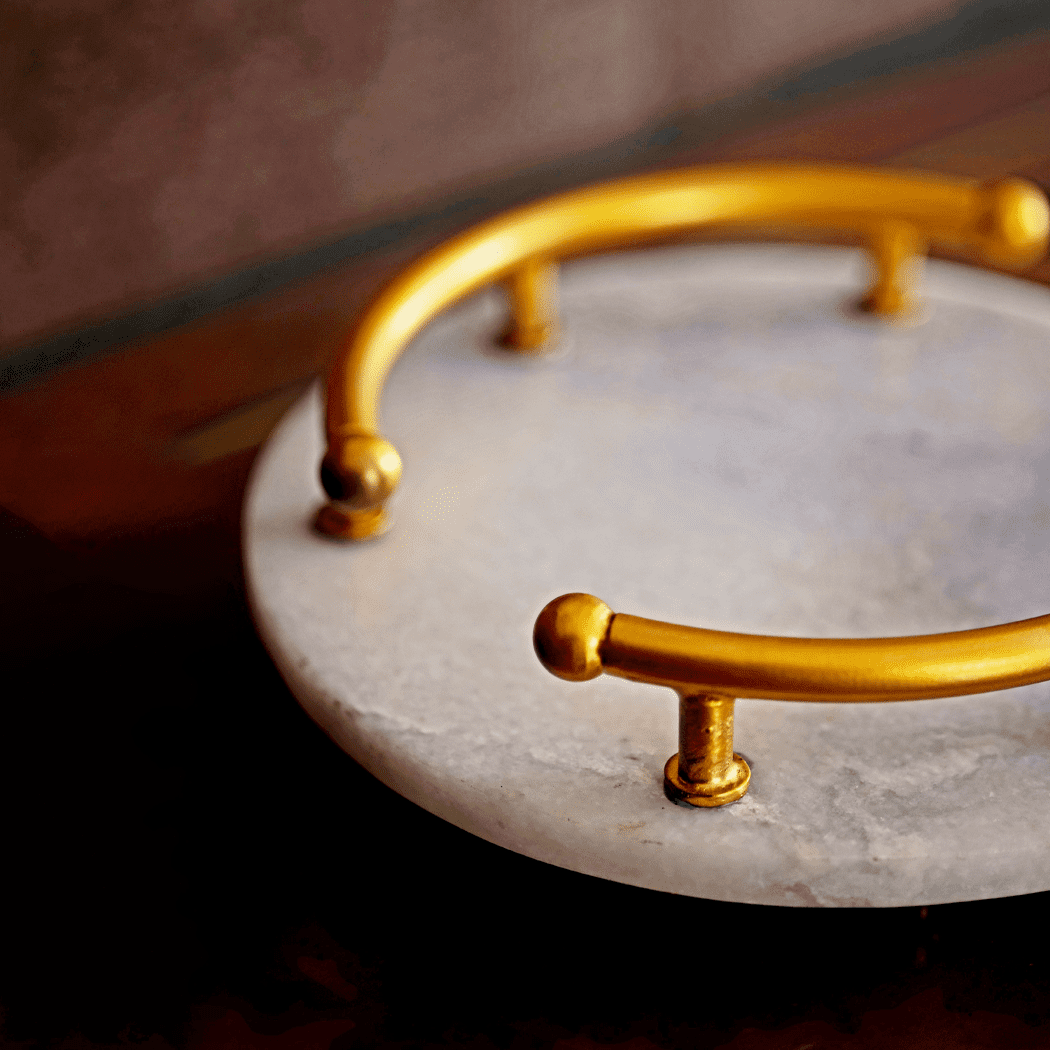 CARRARA NORDIC MARBLE TRAY