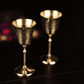 BRASS GOBLET SET OF 4