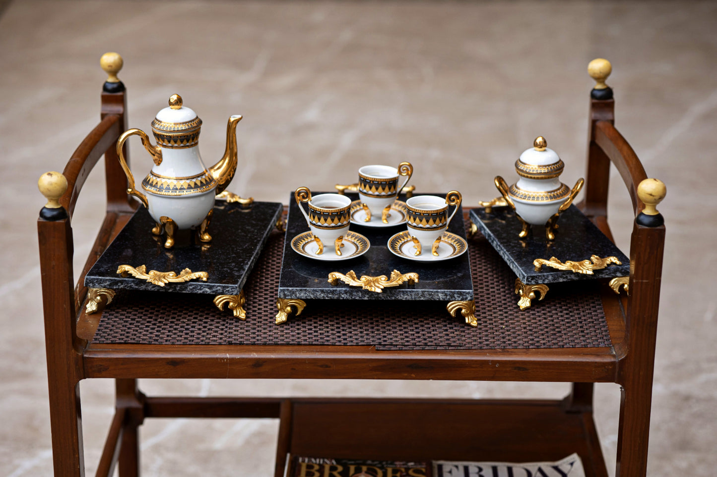 ROYALE GRANITE MARBLE TRAY